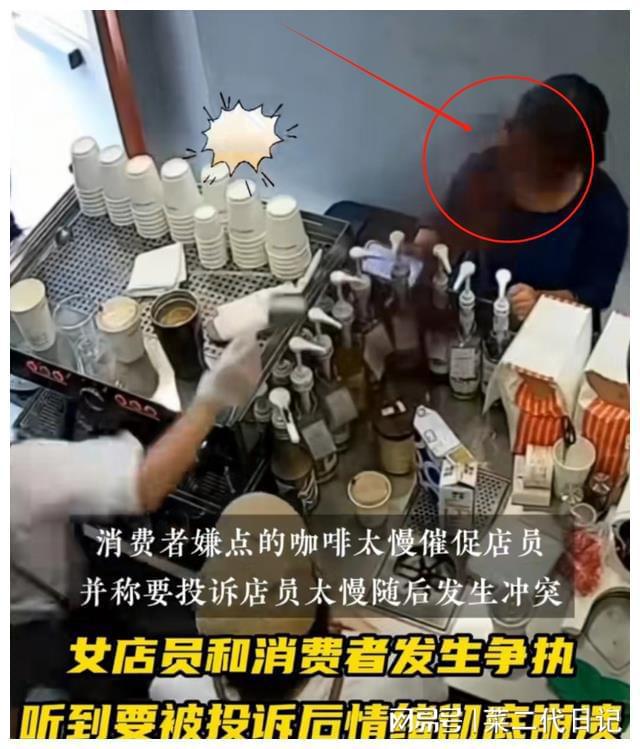 女店员被辞退完整流出疑似原因被曝光ag旗舰厅网站火了！泼顾客咖啡粉(图13)